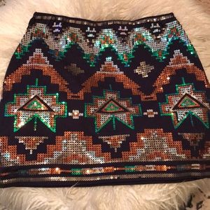 Sequin mini skirt ❤️